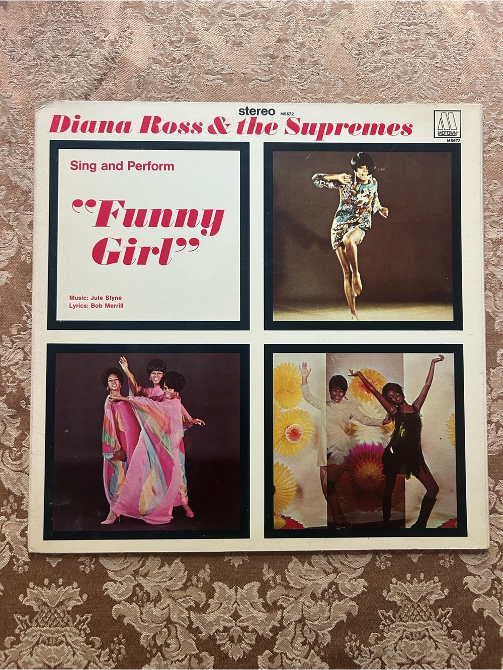 Diana Ross & The Supremes "Funny Girl" Vinyl LP - Motown